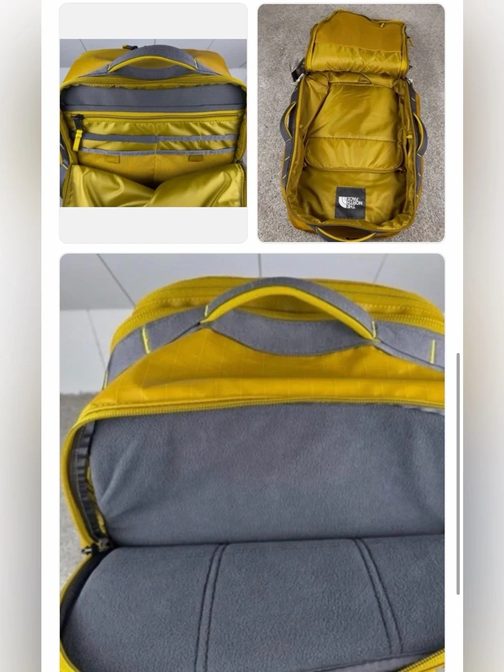 NWT The North Face Base Camp Voyager Travel Pack - Deep Dijon 35 L